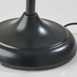 Floor Lamps-Kirkland's Home Black 5-Light Adjustable Tree Floor Lamp Black/White