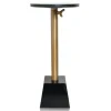 Accent & End Tables-Kirkland's Home Black Marble Top Tapered Base Accent Table, 10 In.