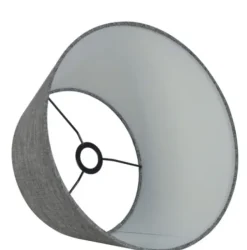 Table Lamps-Kirkland's Home Black Metal Adjustable Task Shade Table Lamp Gray