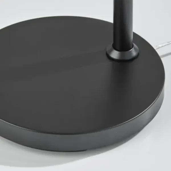 Floor Lamps-Kirkland's Home Black Metal And Frosted Glass Globe Floor Lamp Tan