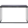 Console Tables-Kirkland's Home Black Metal And Wood Contemporary Console Table Black/Gray