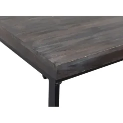 Console Tables-Kirkland's Home Black Metal And Wood Contemporary Console Table Black/Gray