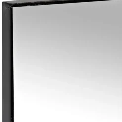 Decorative Mirrors-Kirkland's Home Black Metal Linear Mirror, 24X58