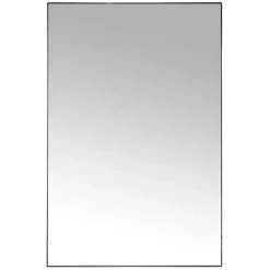 Decorative Mirrors-Kirkland's Home Black Metal Linear Mirror, 24X36