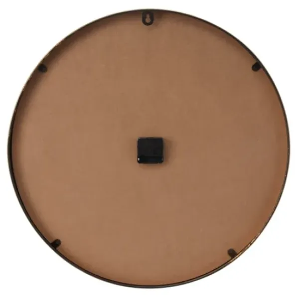 Clocks-Kirkland's Home Black Metal Modern Thomas Wall Clock