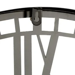 Clocks-Kirkland's Home Black Metal Open Frame Wall Clock