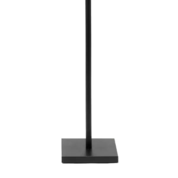 Floor Lamps-Kirkland's Home Black Metal Oval Gold Center Floor Lamp White