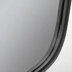 Decorative Mirrors-Kirkland's Home Black Metal Rectangular Wall Mirror, 18X31.5 In.