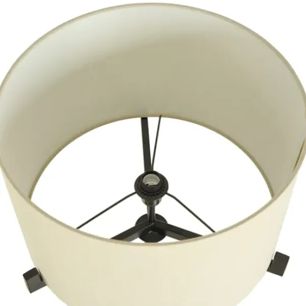 Floor Lamps-Kirkland's Home Black Metal Tri-Arm Floor Lamp Tan