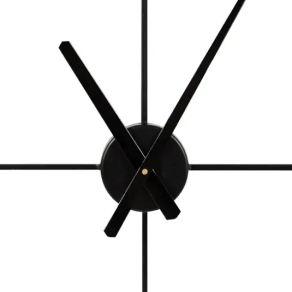 Clocks-Kirkland's Home Black Metal Willet Wall Clock