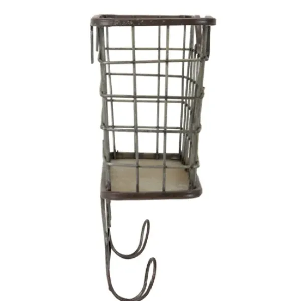 Wall Storage-Kirkland's Home Black Metal Wire Mail Wall Pocket