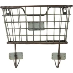 Wall Storage-Kirkland's Home Black Metal Wire Mail Wall Pocket