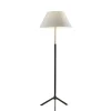 Floor Lamps-Kirkland's Home Black Modern Tripod Metal Floor Lamp White