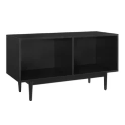 Console Tables-Kirkland's Home Black Modern Wood Console Table, 40 In.