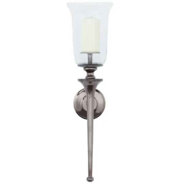 Sconces-Kirkland's Home Black Nickel Bell Sconce