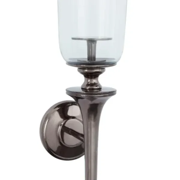 Sconces-Kirkland's Home Black Nickel Bell Sconce