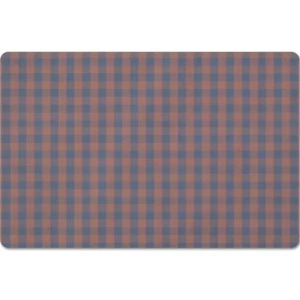 Kitchen & Floor Mats-Kirkland's Home Black Retro Wash And Fold Floor Mat, 24X60 Black/White