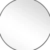 Framed Mirrors-Kirkland's Home Black Round Simple Frame Large Wall Mirror