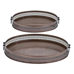 Fireplace Accessories-Kirkland's Home Black Scroll Work Metal Fireplace Screen