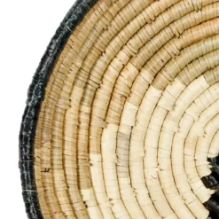 Wall Plaques-Kirkland's Home Black Seagrass Swirl 3-Pc. Wall Plaque Set Tan
