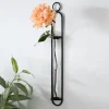 Wall Storage-Kirkland's Home Black Singular Glass Wall Budvase