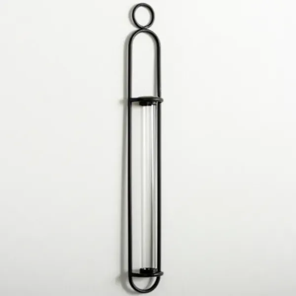 Wall Storage-Kirkland's Home Black Singular Glass Wall Budvase