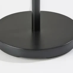Floor Lamps-Kirkland's Home Black Slim Hourglass Floor Lamp Black/Gray
