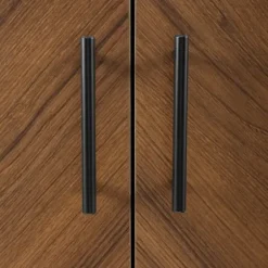 Bookshelves-Kirkland's Home Black Two Tone Bookshelf With Hutch