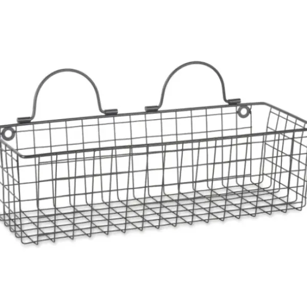 Wall Storage-Kirkland's Home Black Wall Hanging Wire Baskets, Set Of 2