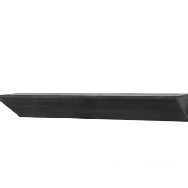 Shelves-Kirkland's Home Black Wedge Wood Large Floating Shelf