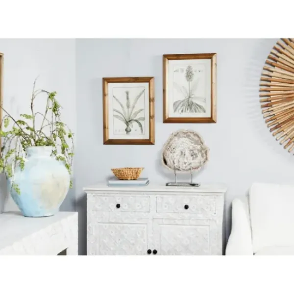Framed Art-Kirkland's Home Black White Vintage Botanical Framed Art, Set Of 2 Black/White