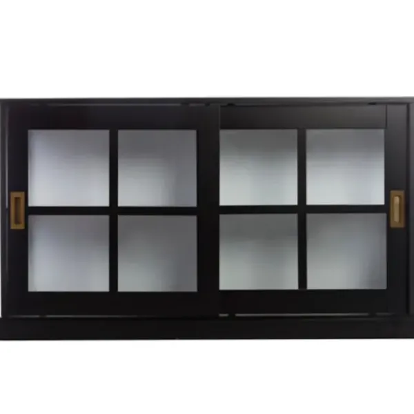 Cabinets & Sideboards-Kirkland's Home Black Wood Curtis Cabinet