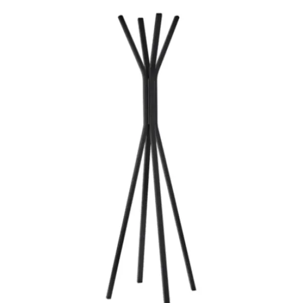 Entryway Furniture-Kirkland's Home Black Wooden Tripod Leg Coat Rack