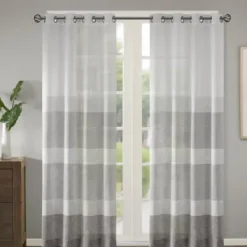 Curtains & Drapes-Kirkland's Home Blackout Curtains, 84 In. White