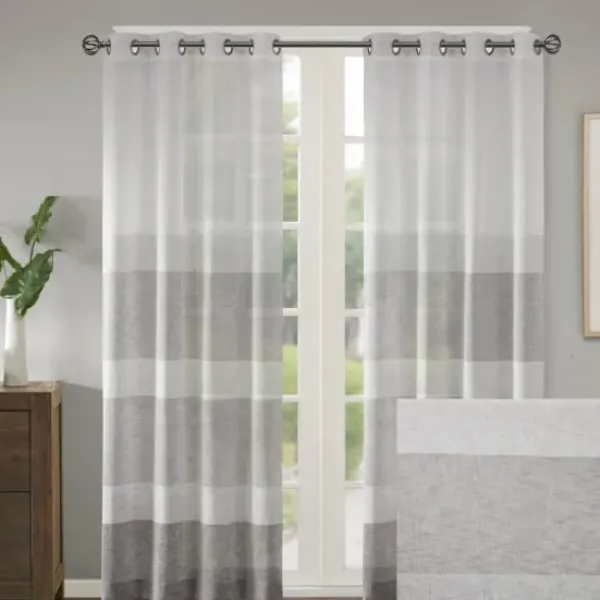 Curtains & Drapes-Kirkland's Home Blackout Curtains, 84 In. White