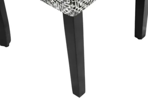 Dining Chairs-Kirkland's Home Blair Chinle Velvet Dining Chairs, Set Of 2 Black/White