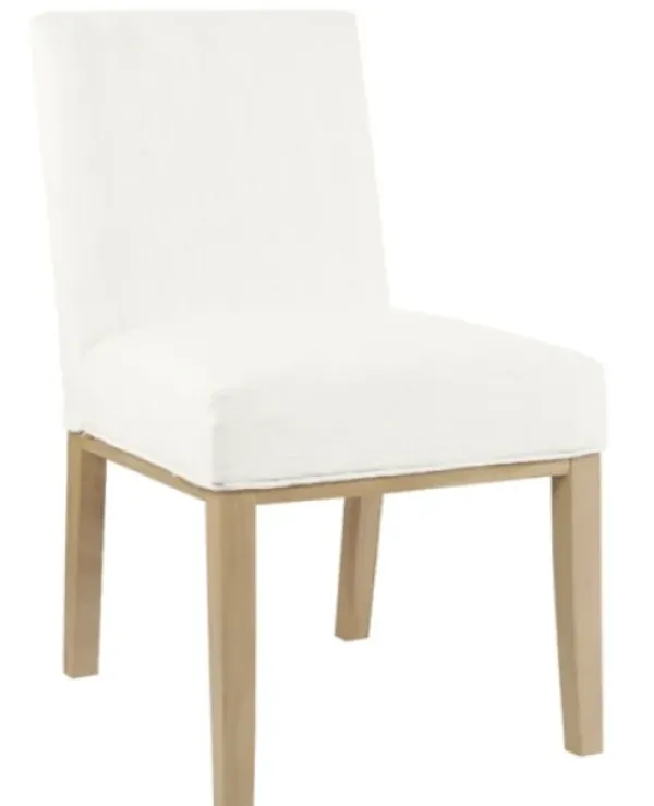 Dining Chairs-Kirkland's Home Blair Stain Proof Dining Chair White