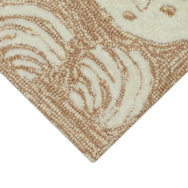 Outdoor Rugs-Kirkland's Home Blake Gray Zigzag Indoor/Outdoor Area Rug, 5X7 Gray/White