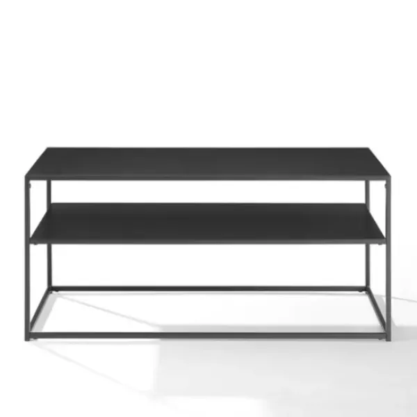 Coffee Tables-Kirkland's Home Blake Simple Metal Coffee Table Black