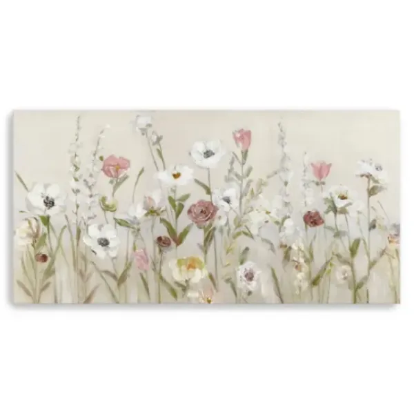 Canvas Art-Kirkland's Home Bloomin Around Giclee Canvas Art Print Tan