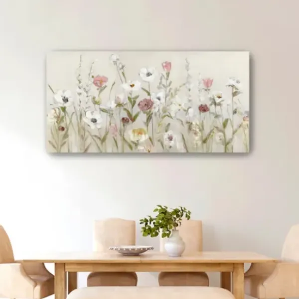 Canvas Art-Kirkland's Home Bloomin Around Giclee Canvas Art Print Tan