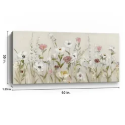 Canvas Art-Kirkland's Home Bloomin Around Giclee Canvas Art Print Tan