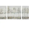 Canvas Art-Kirkland's Home Blue And Gold Trees Canvas Art Prints, Set Of 3 White/Gray/Gold