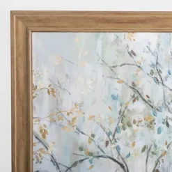 Framed Art-Kirkland's Home Blue And Gold Treetops Framed Art Print Blue/White/Gold