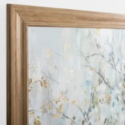 Framed Art-Kirkland's Home Blue And Gold Treetops Framed Art Print Blue/White/Gold