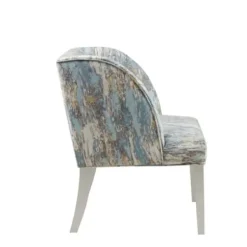 Accent Chairs-Kirkland's Home Blue And Gray Abstract Wingback Accent Chair Blue/Gray