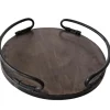 Decorative Trays-Kirkland's Home Blue And Gray Round Abstract Trays, Set Of 2 Blue/Gray/Multi