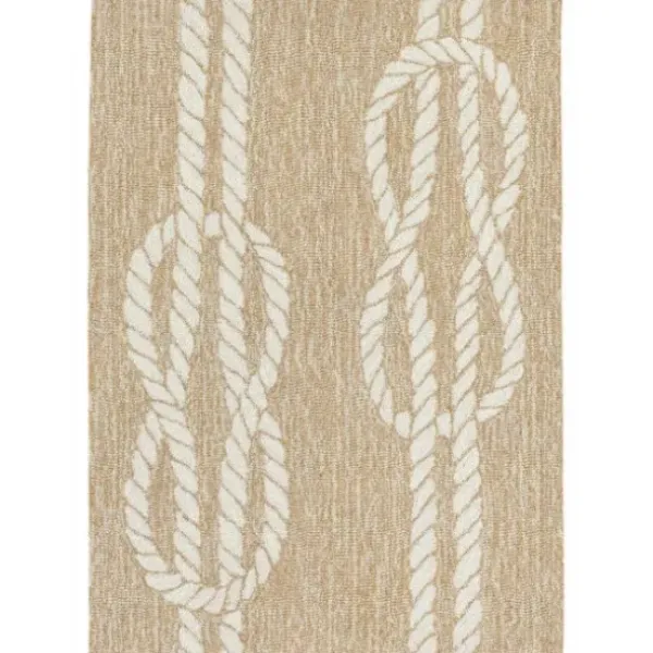 Outdoor Rugs-Kirkland's Home Blue And Ivory Flowers Outdoor Area Rug, 3X5 Blue/Ivory