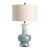 Table Lamps-Kirkland's Home Blue And Ombre Ceramic Table Lamp White