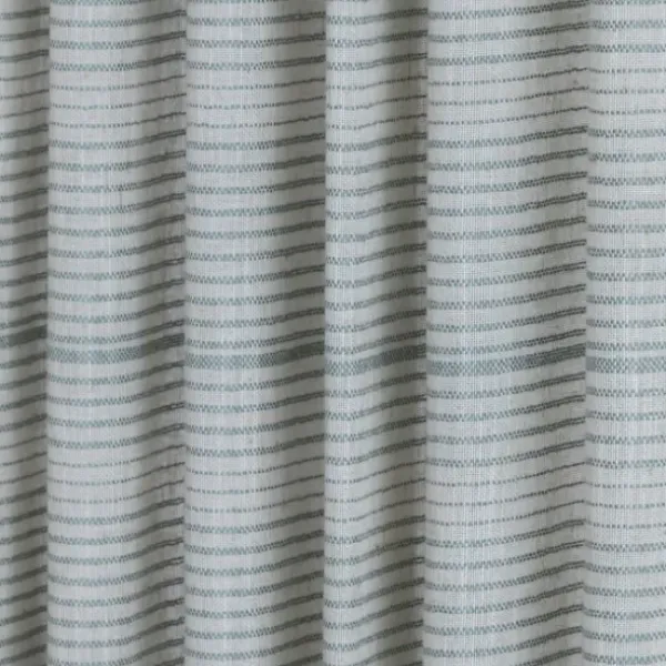 Curtains & Drapes-Kirkland's Home Blue And White Farmhouse Stripe Valance White/Blue